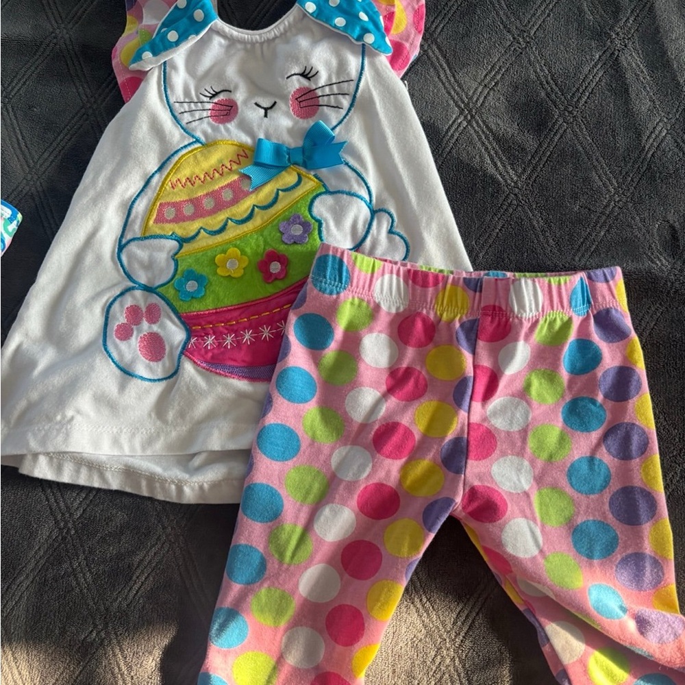 Baby girl Easter outfit size 24m